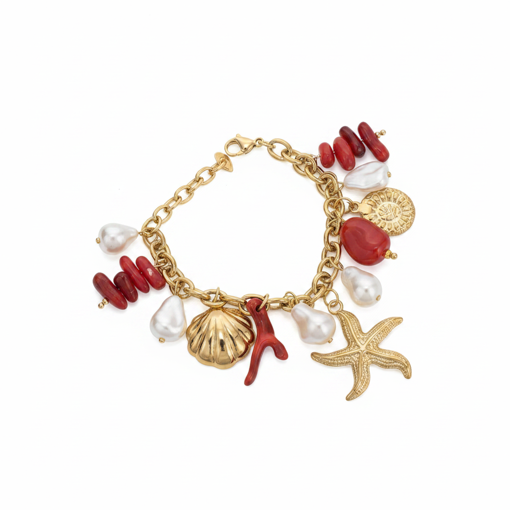 Bracciale charms marini