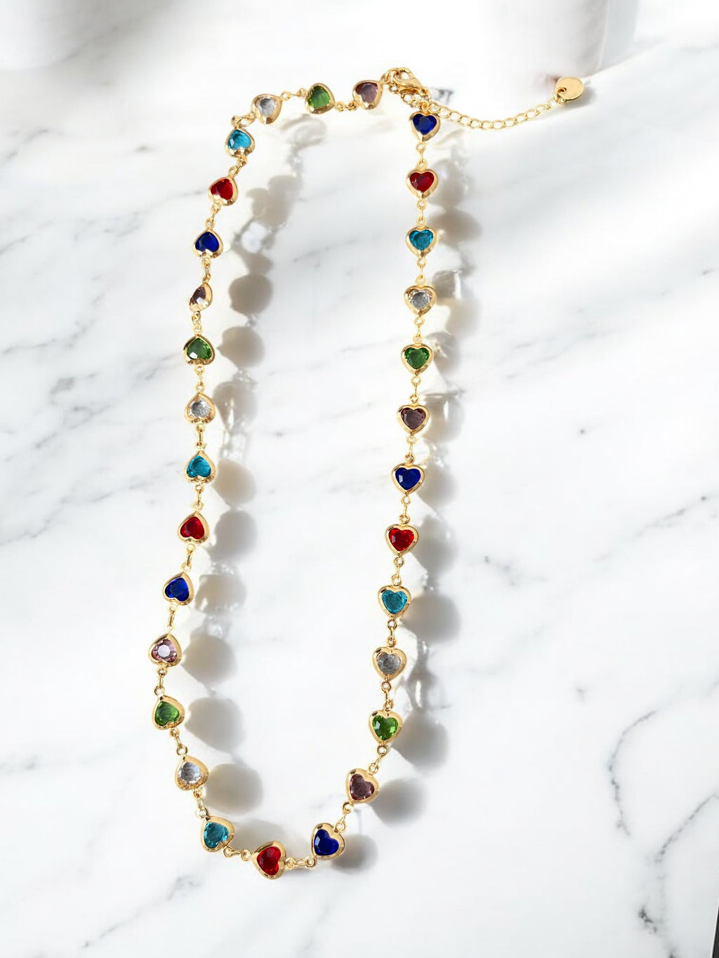 Collana tennis mille cuori