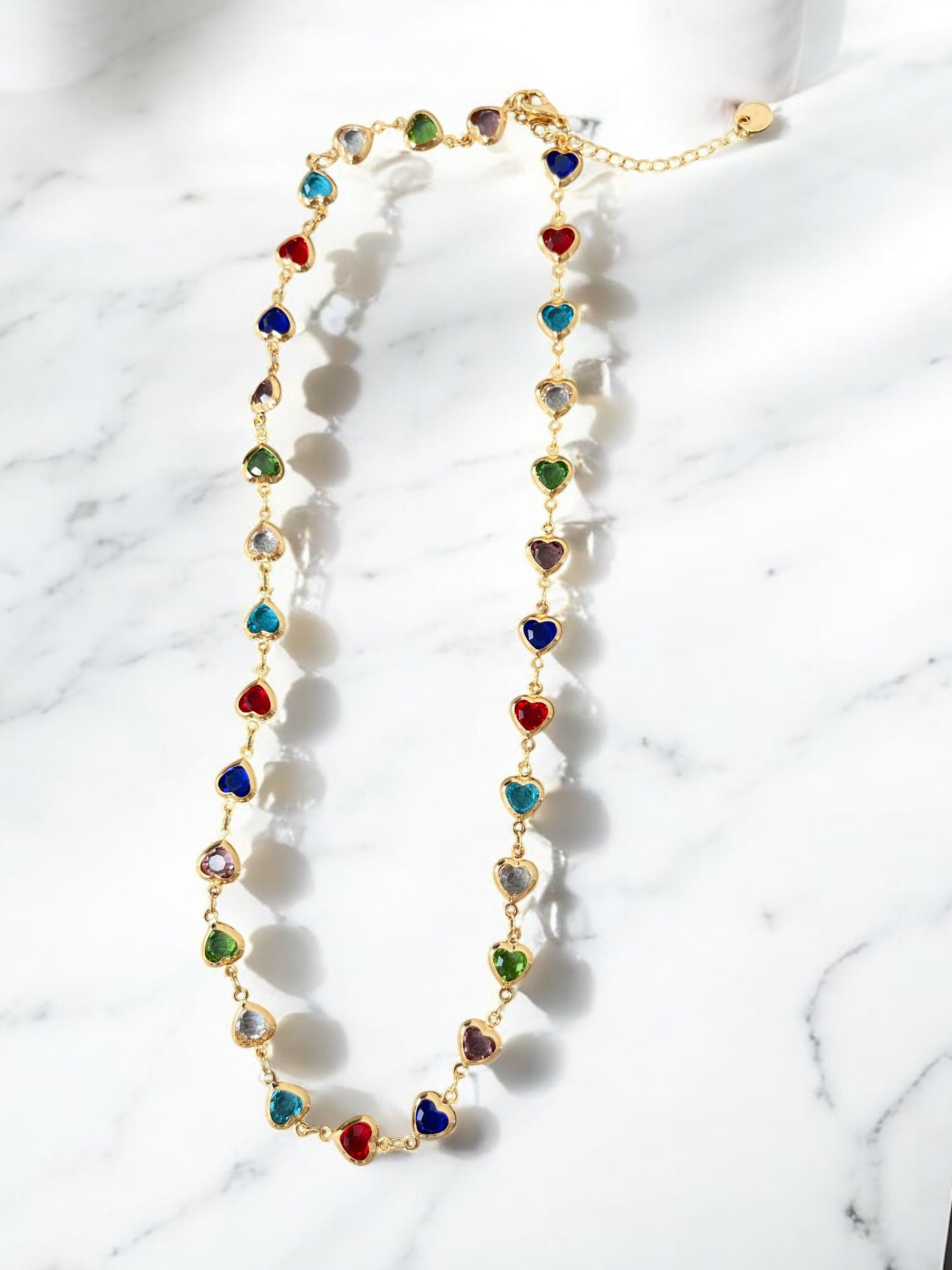 Collana tennis mille cuori