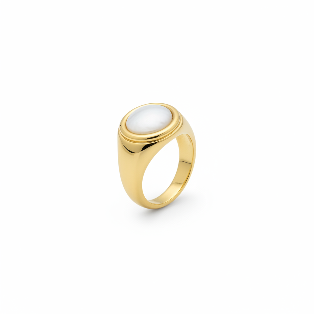 Anello madre perla