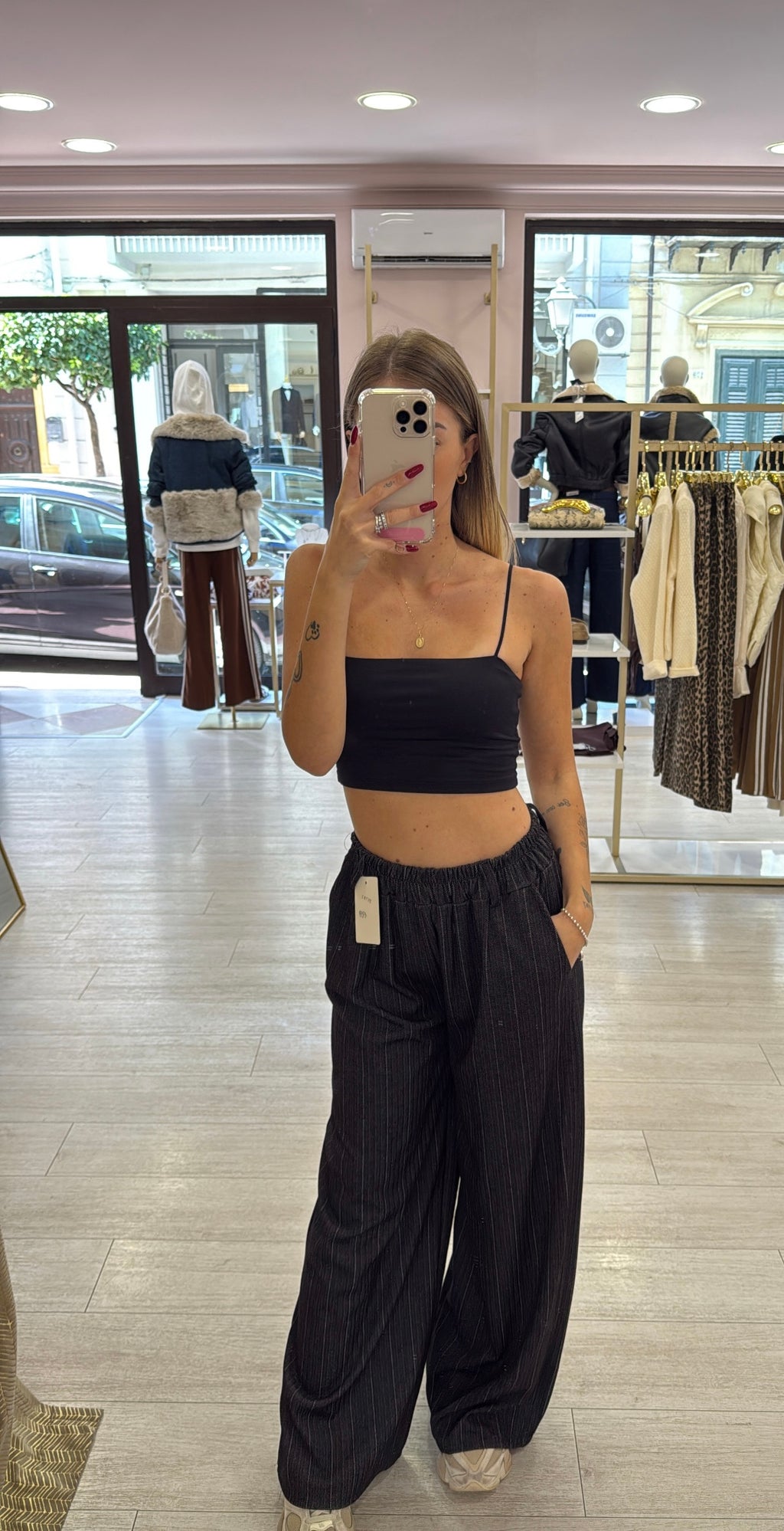 Pantalone gessato Londra