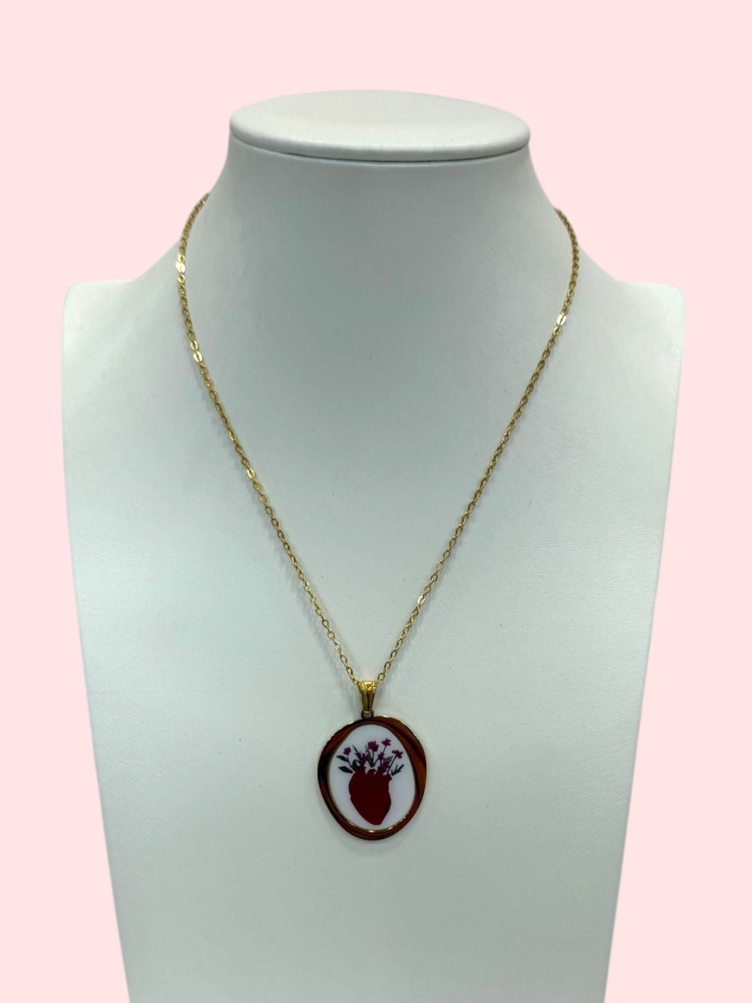 Collana cuore anatomico