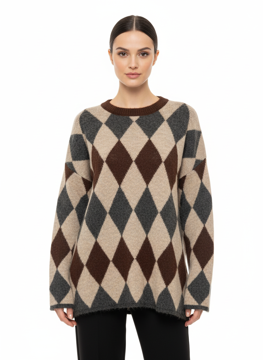 Maglioncino Maxi Rombi