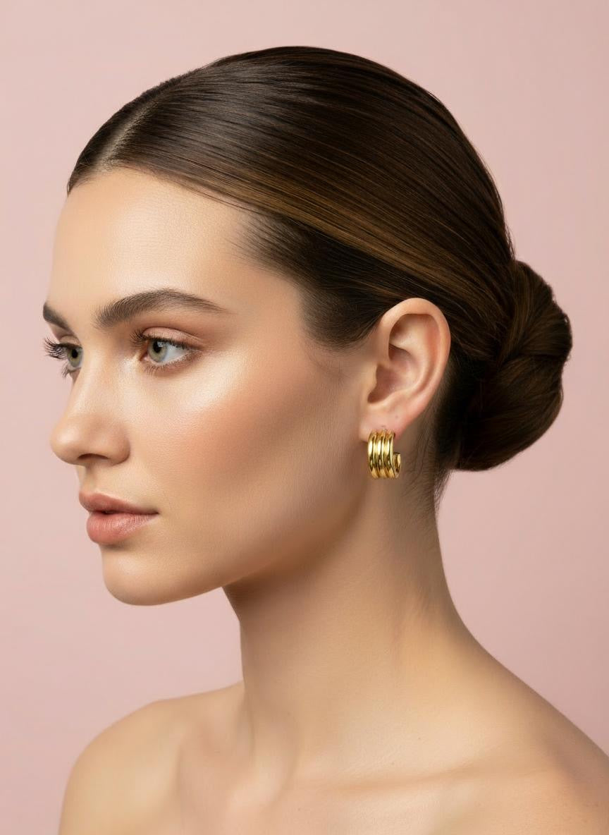 Orecchini multi cerchio