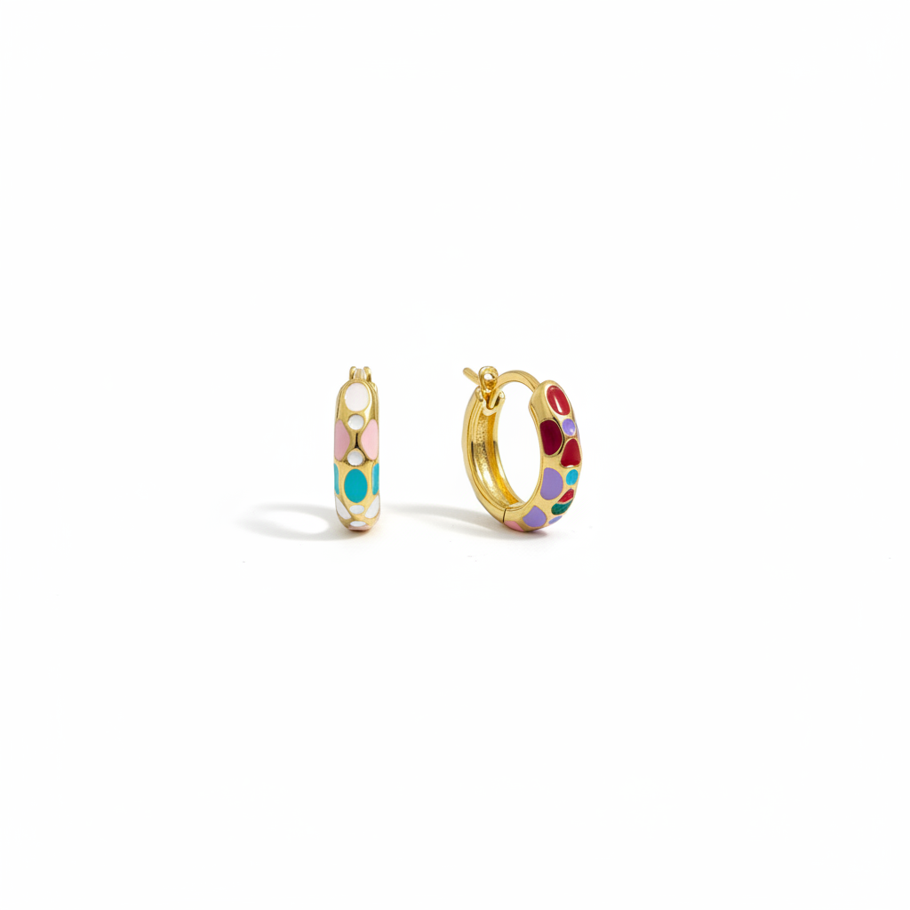 Orecchini heart color
