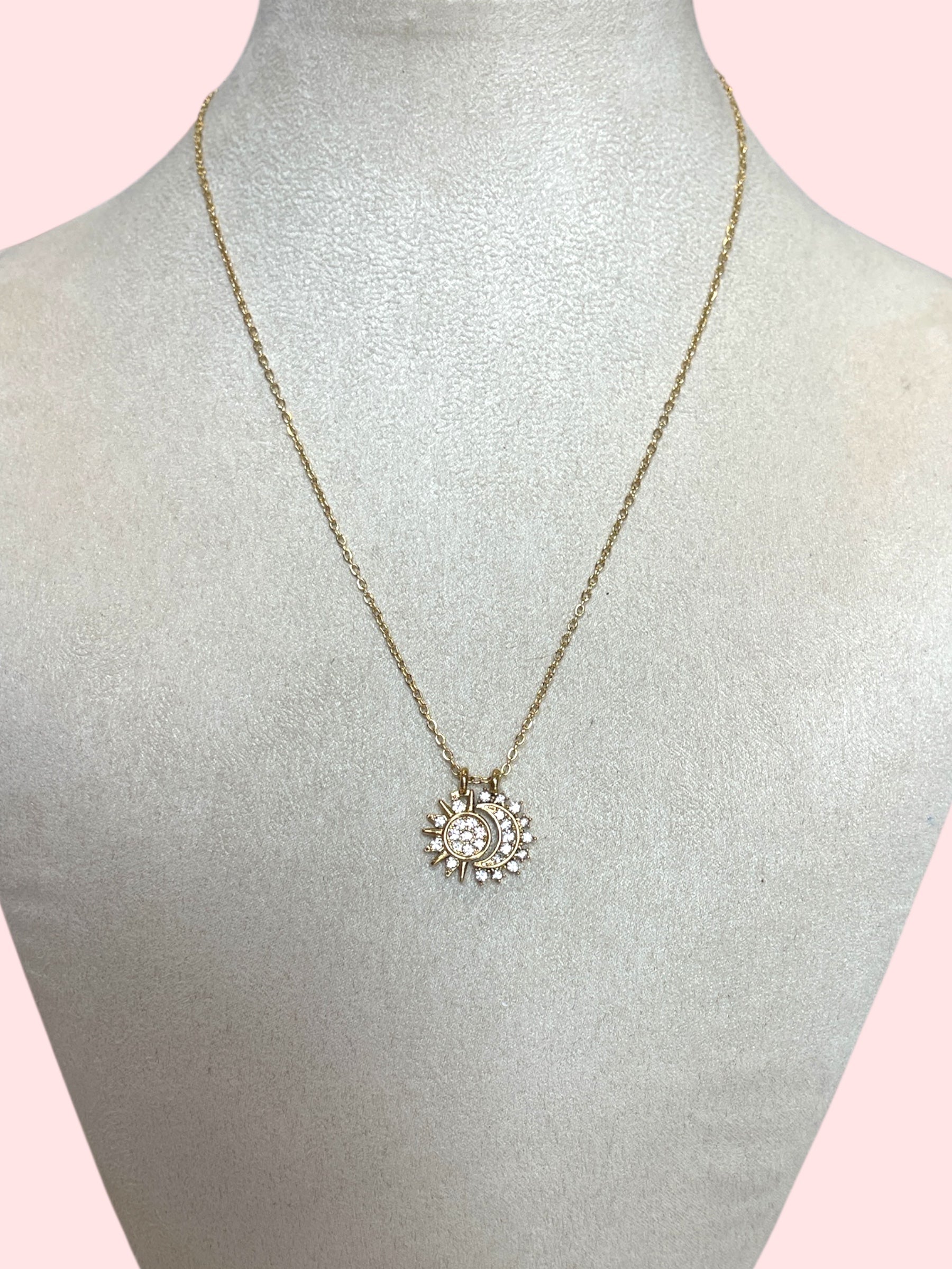 Collana sole luna