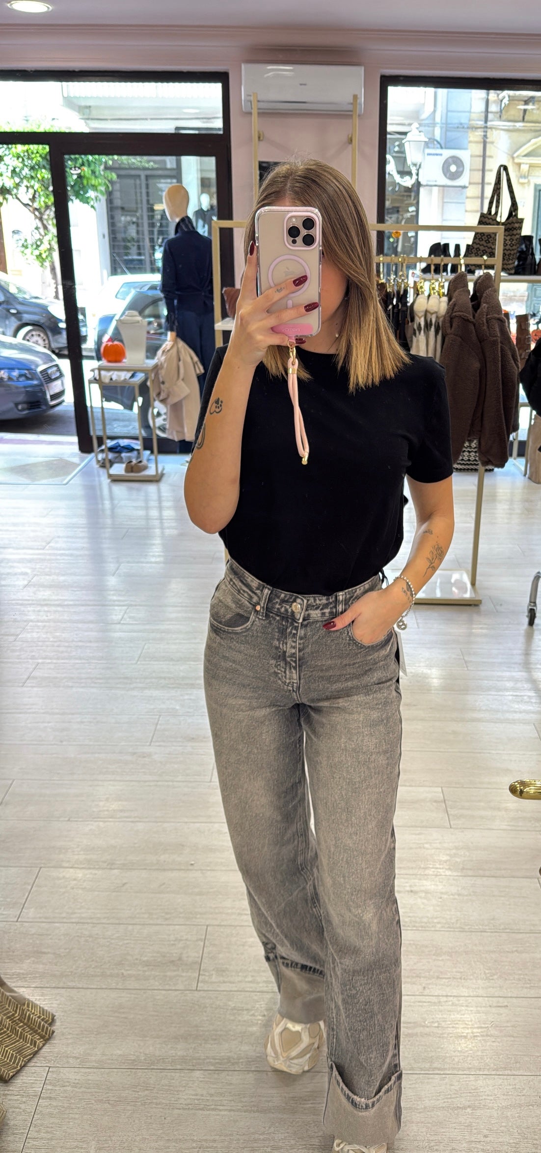 Jeans wide leg Angie