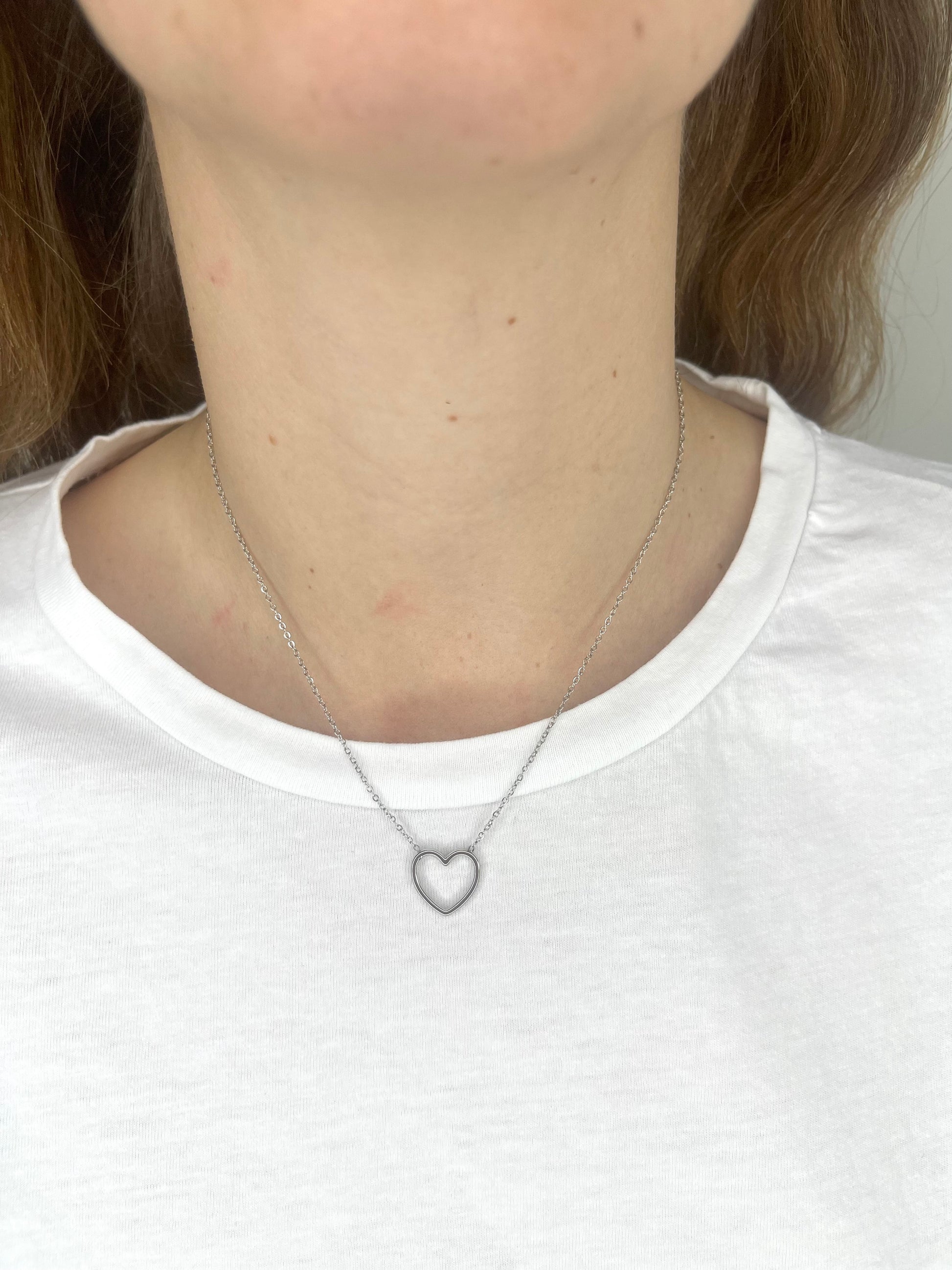 Collana minimal cuore  piccolo
