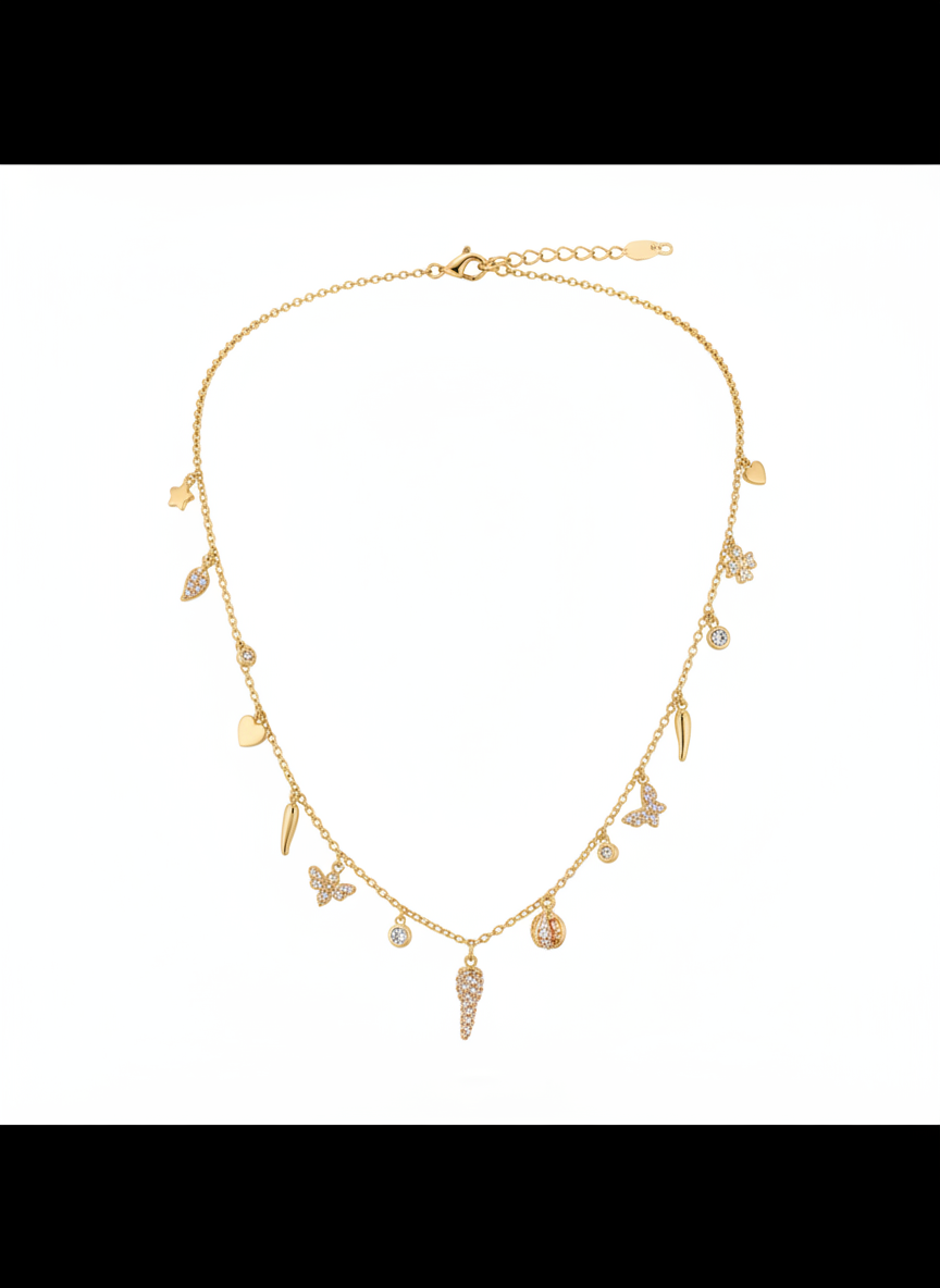 Collana charms fortunati