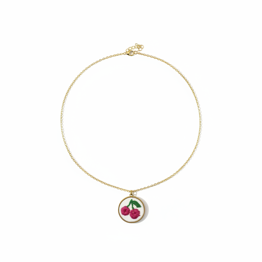Collana ricamo