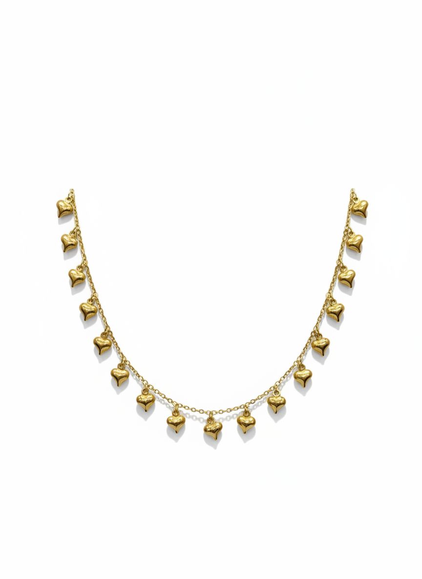 Collana mille cuori sonaglio