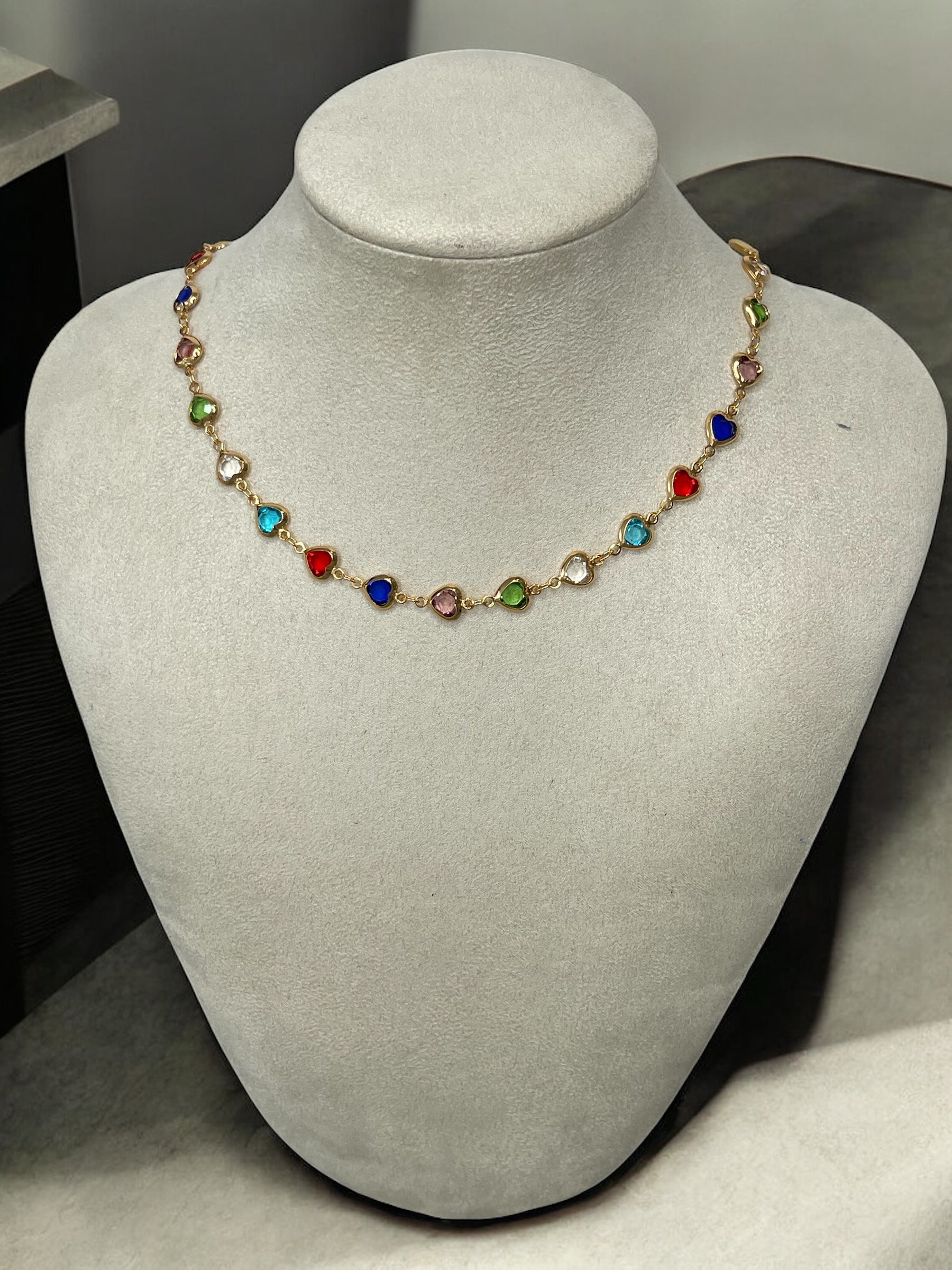 Collana tennis mille cuori