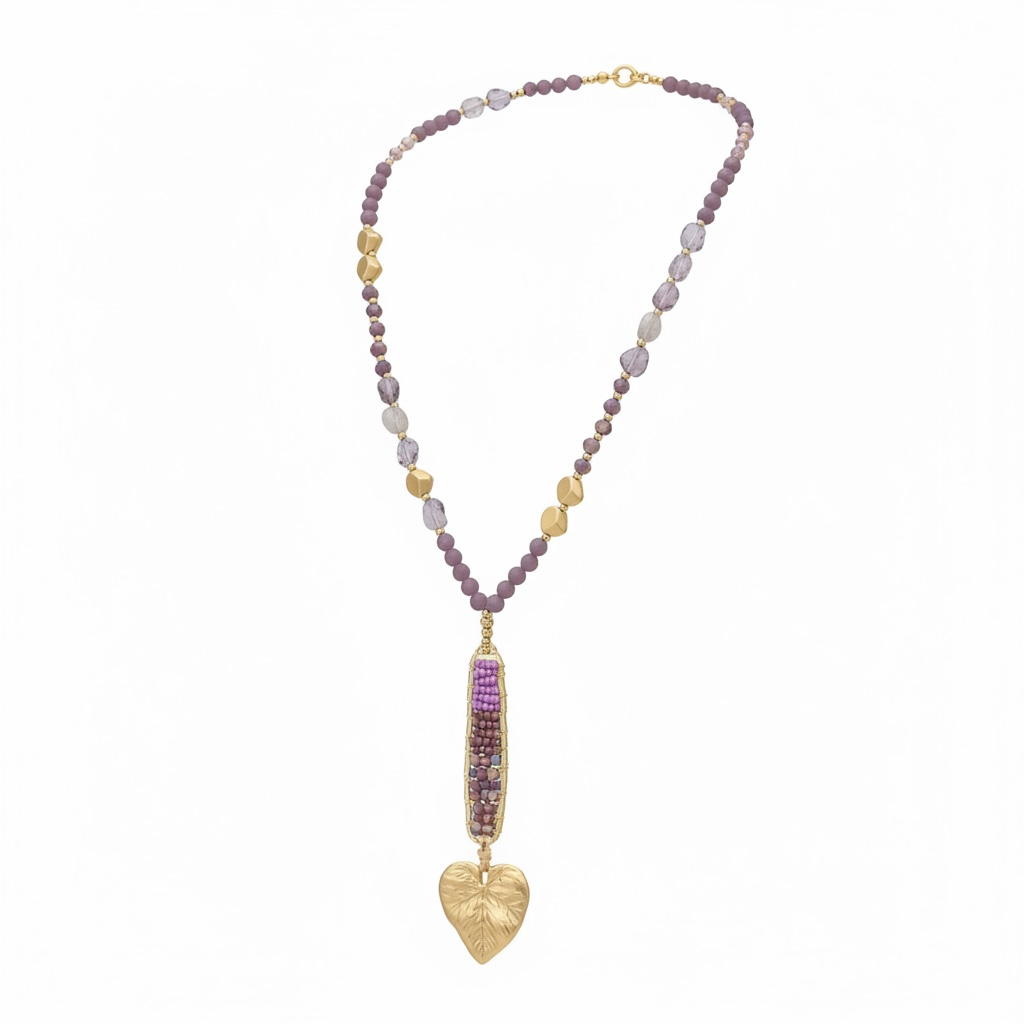 Collana long heart