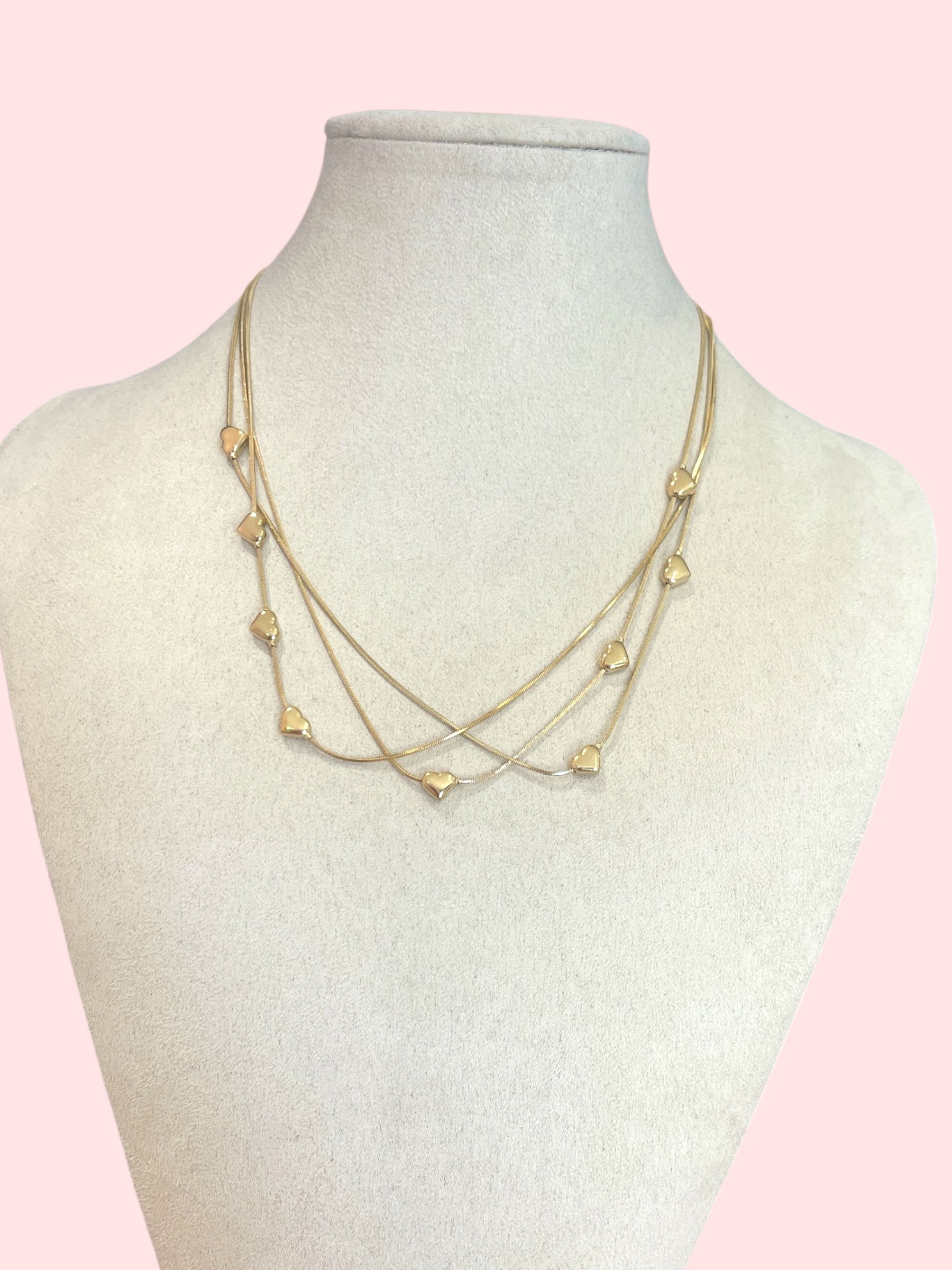 Collana tris mille cuori