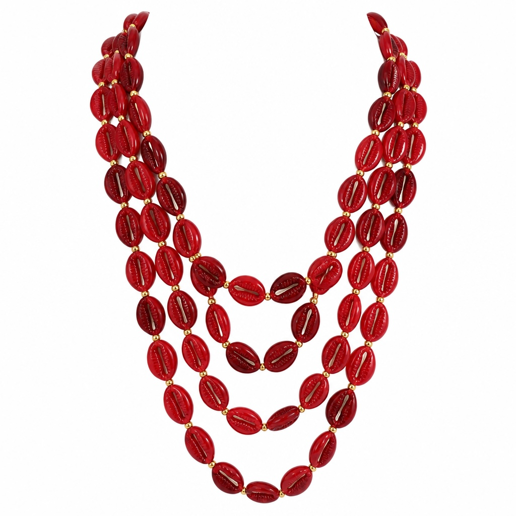 Collana multi conchiglie