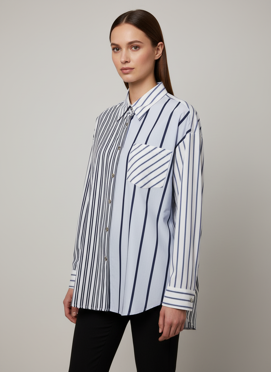 Camicia Botton Strass