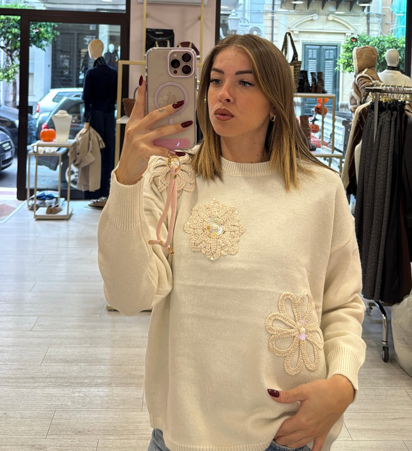 Maglioncino centrini