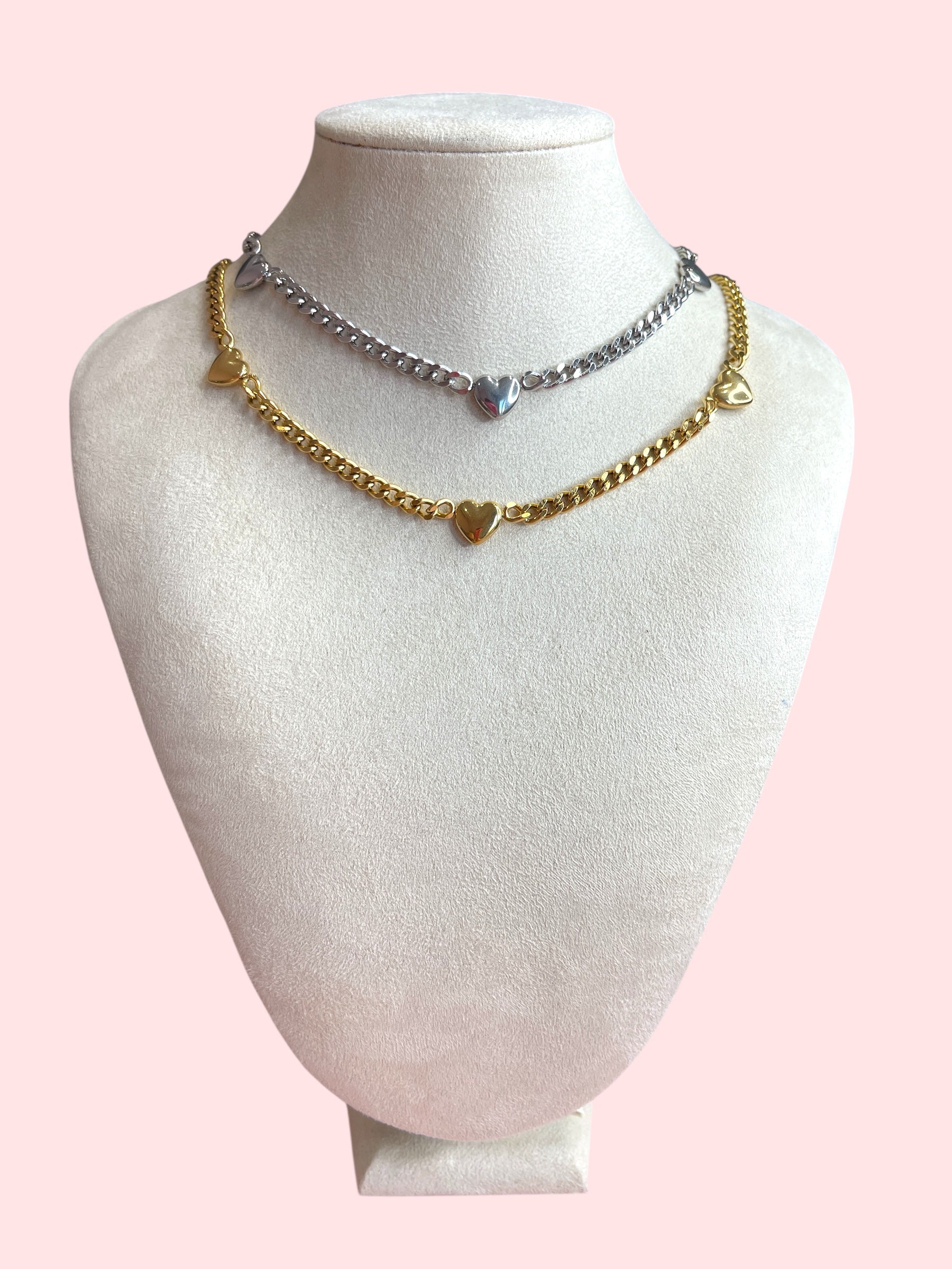 Collana 3 cuori