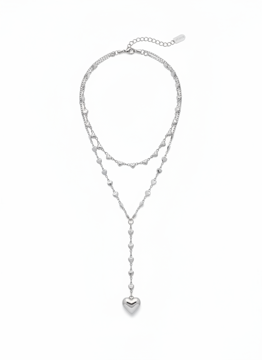 Collana double heart