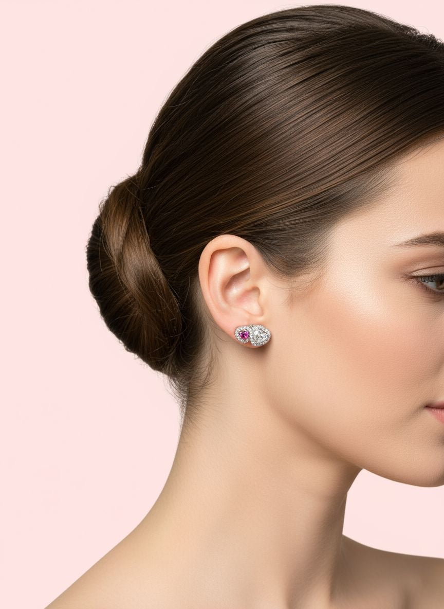 Orecchini cuore infinito