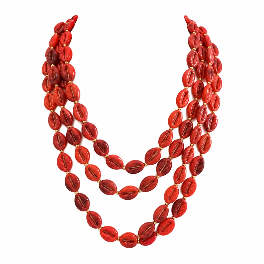 Collana multi conchiglie