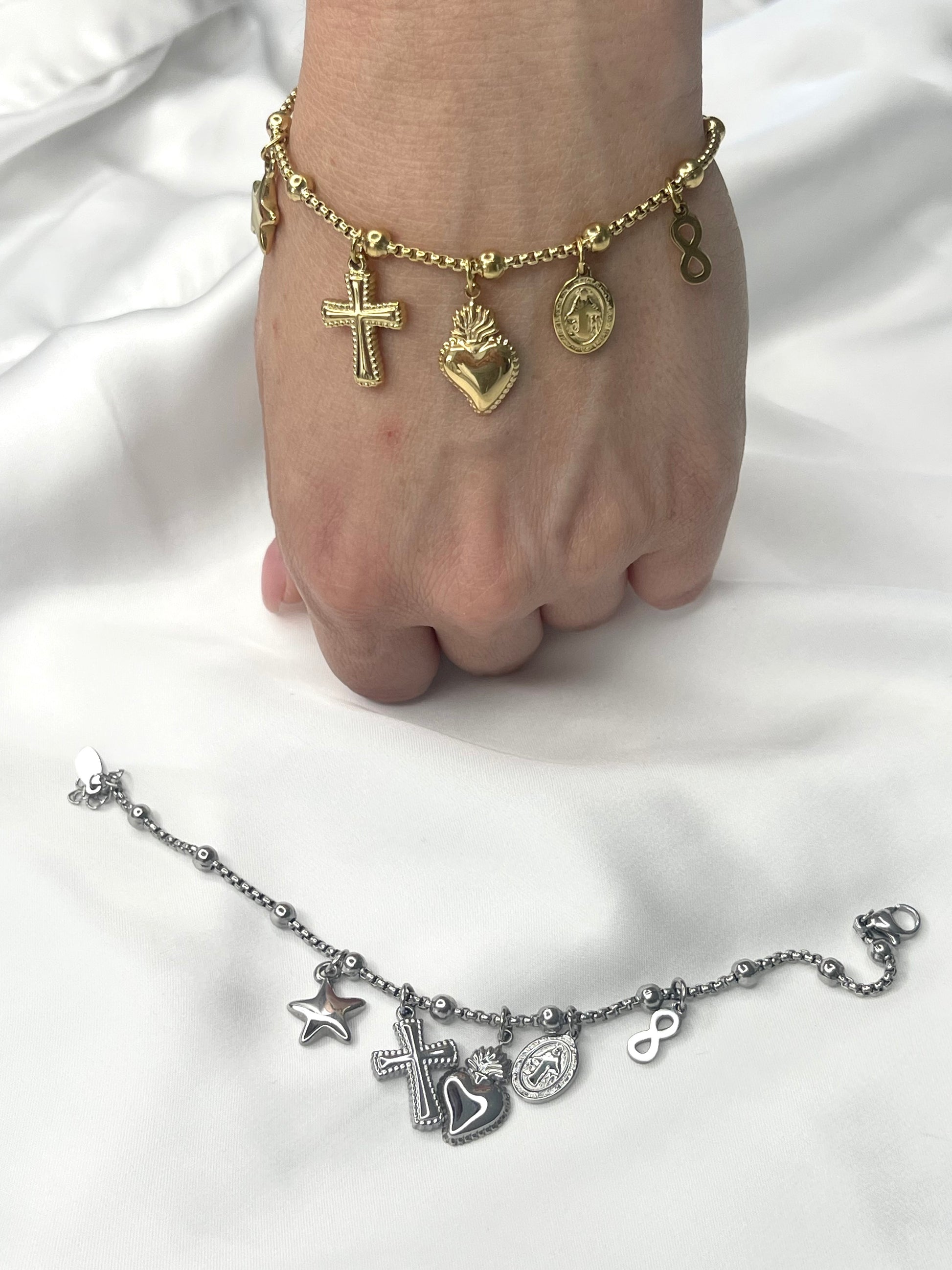 Bracciale multi charm