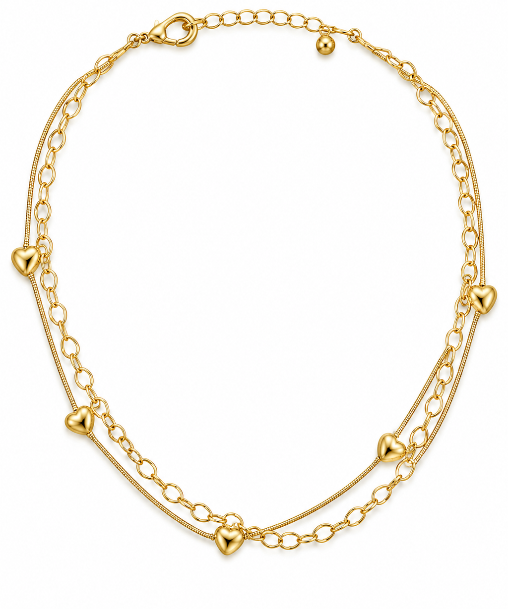 Collana cuoricina