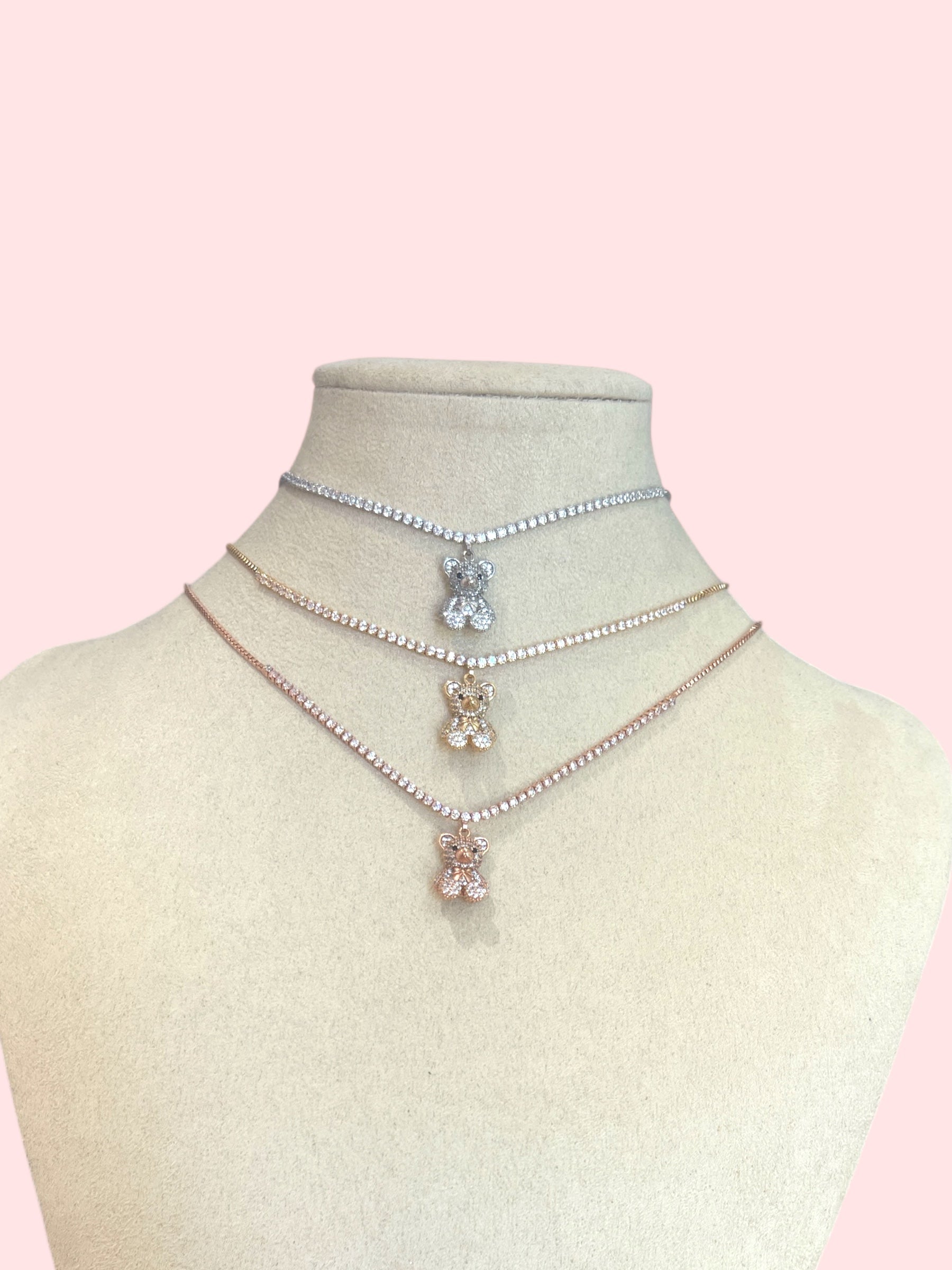 Collana teddy con cursore