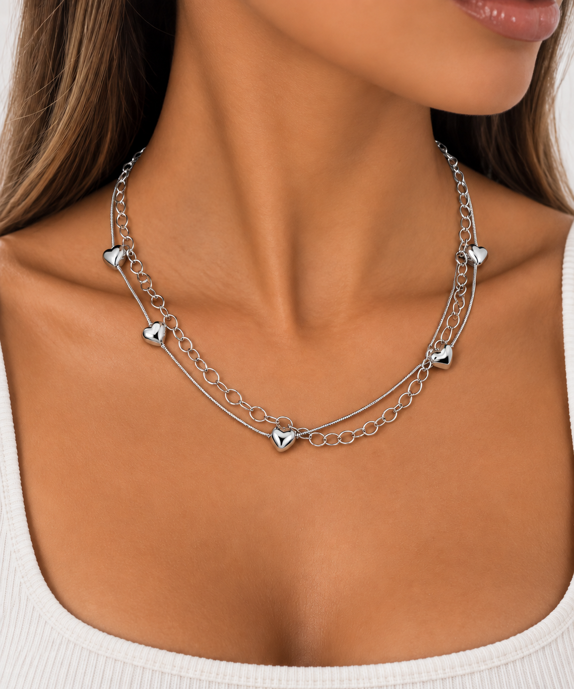 Collana cuoricina