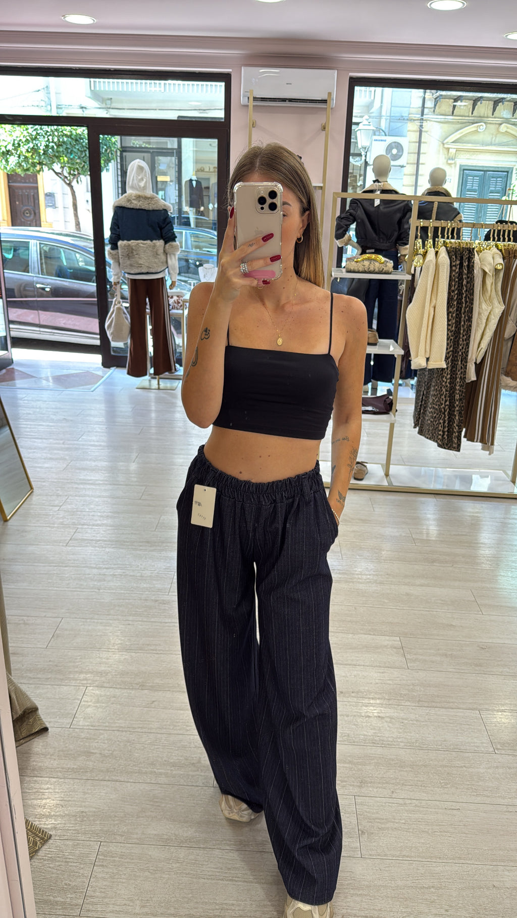 Pantalone gessato Londra