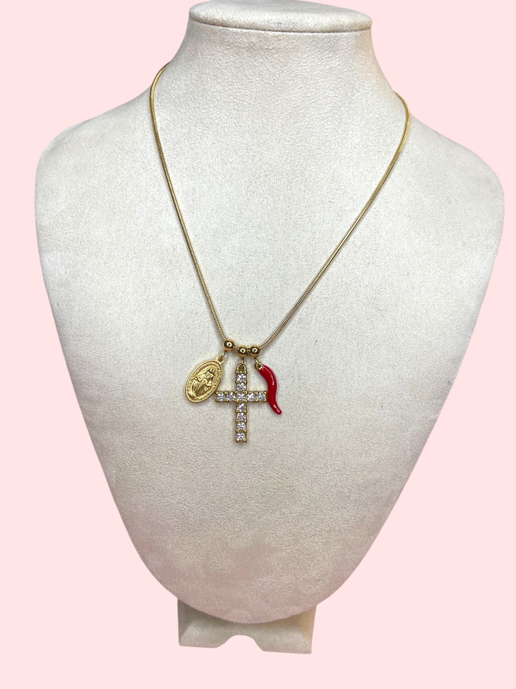 Collana tris charm