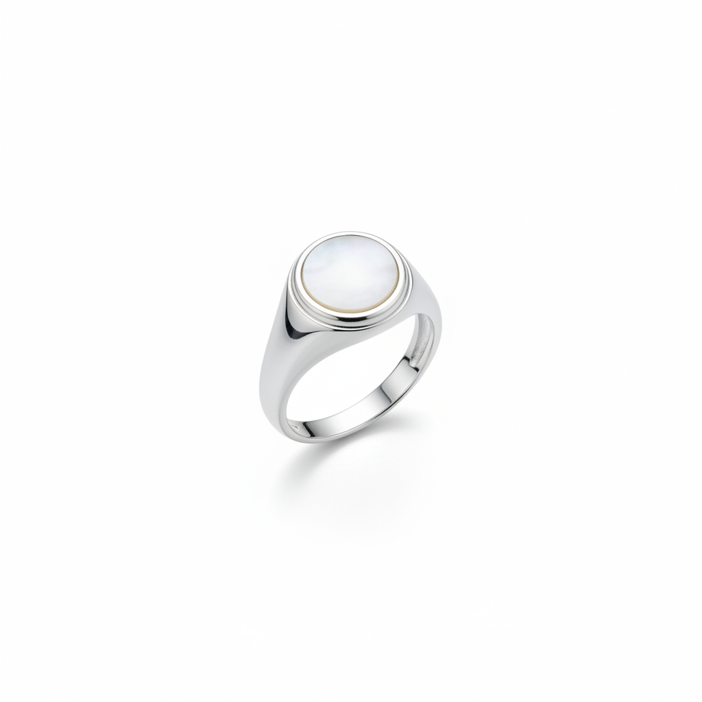 Anello madre perla