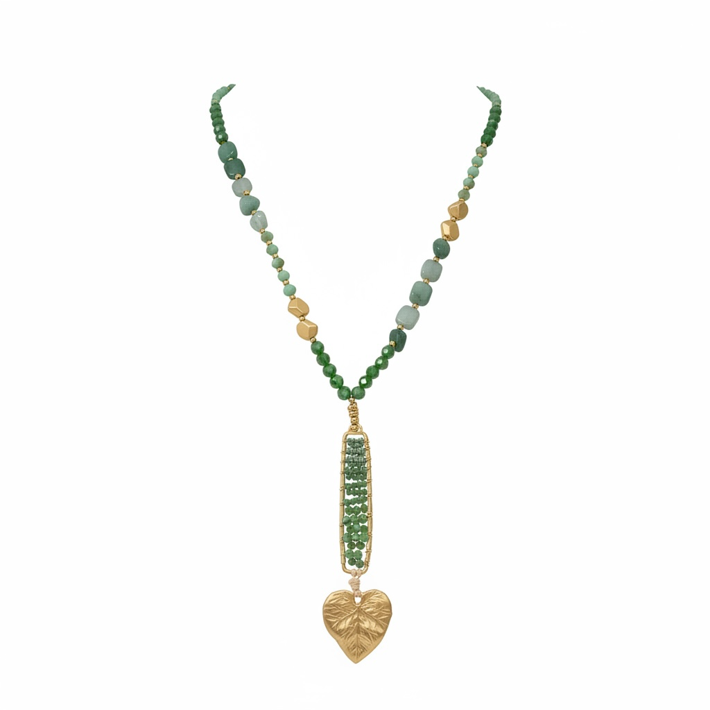 Collana long heart