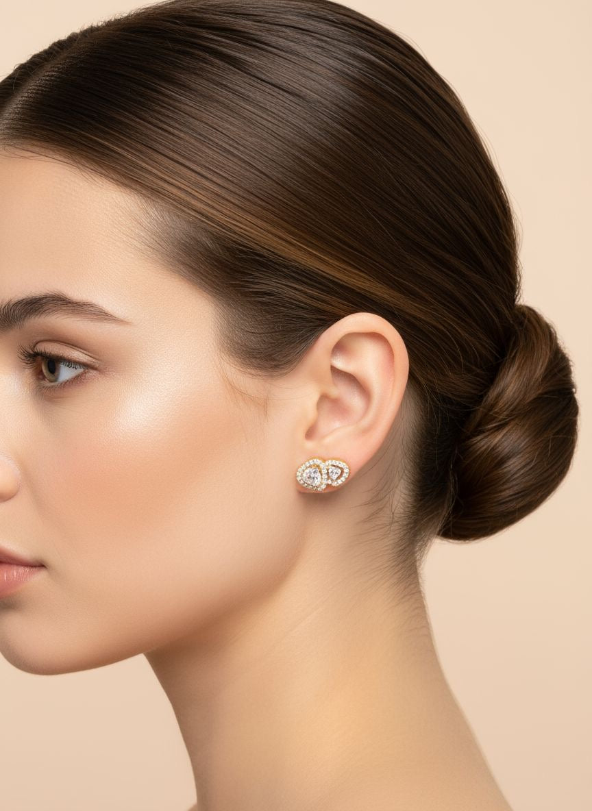 Orecchini cuore infinito