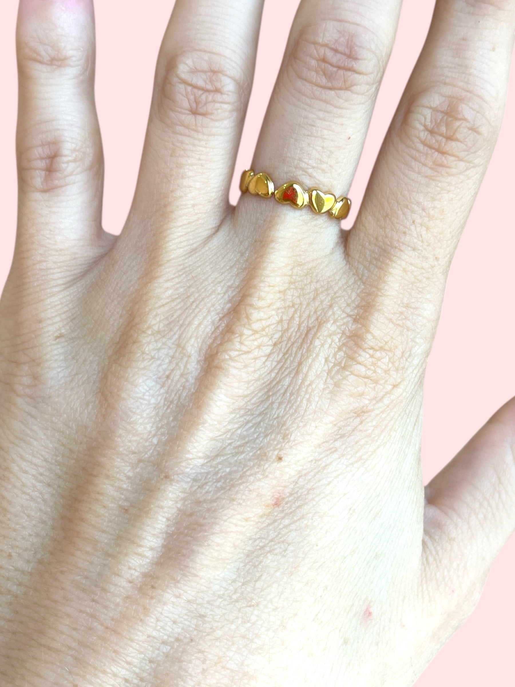 Anello cuoricini