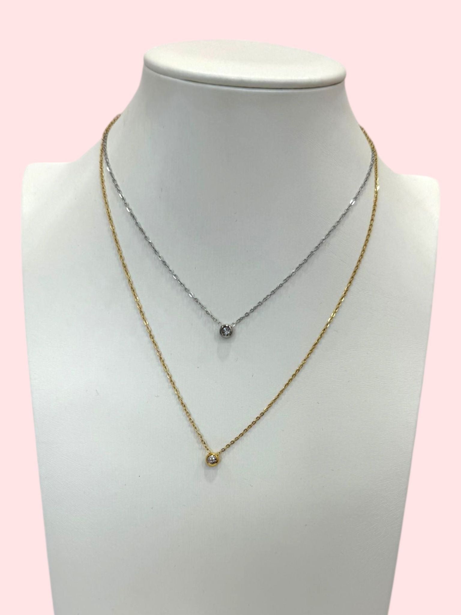 Collana punto luce minimal