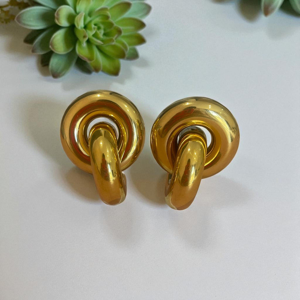 Orecchini double circle