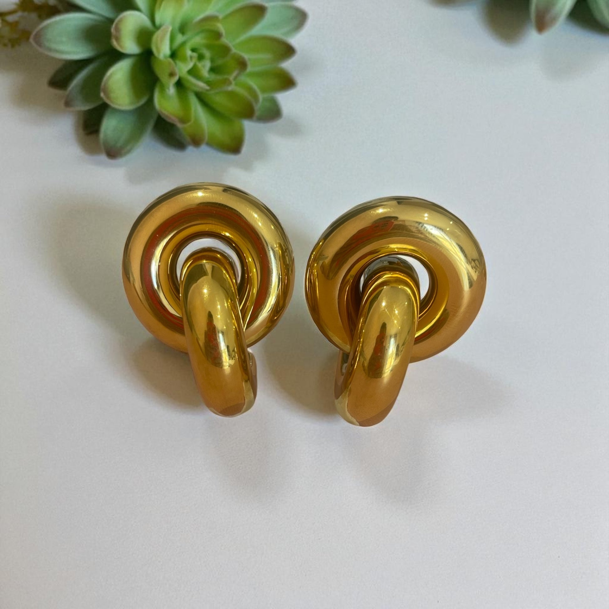 Orecchini double circle