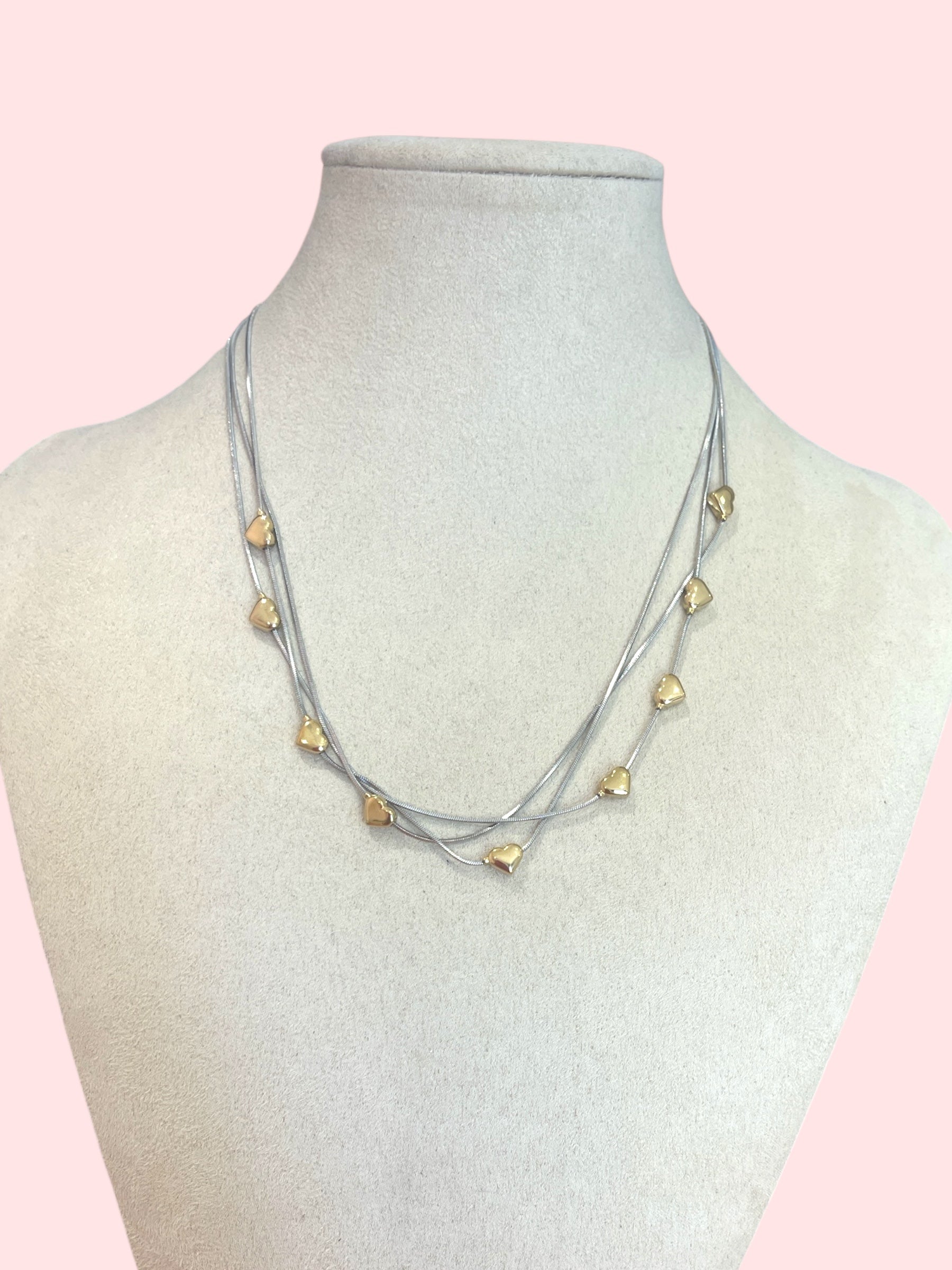 Collana tris mille cuori
