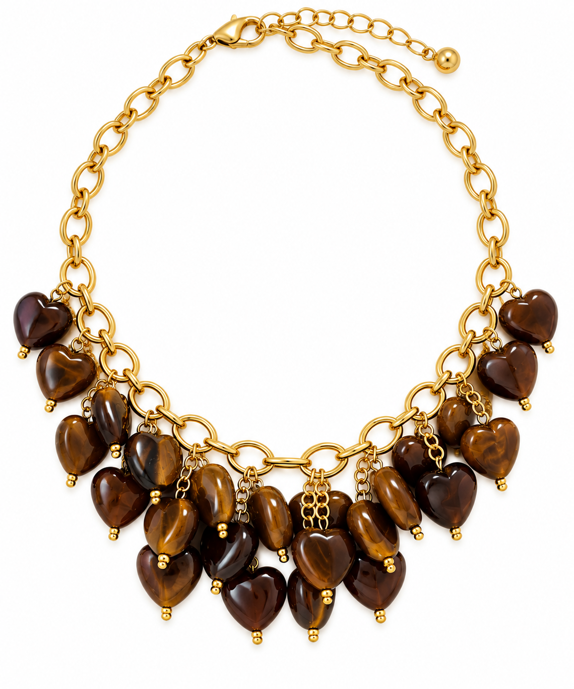 Collana pioggia di cuori