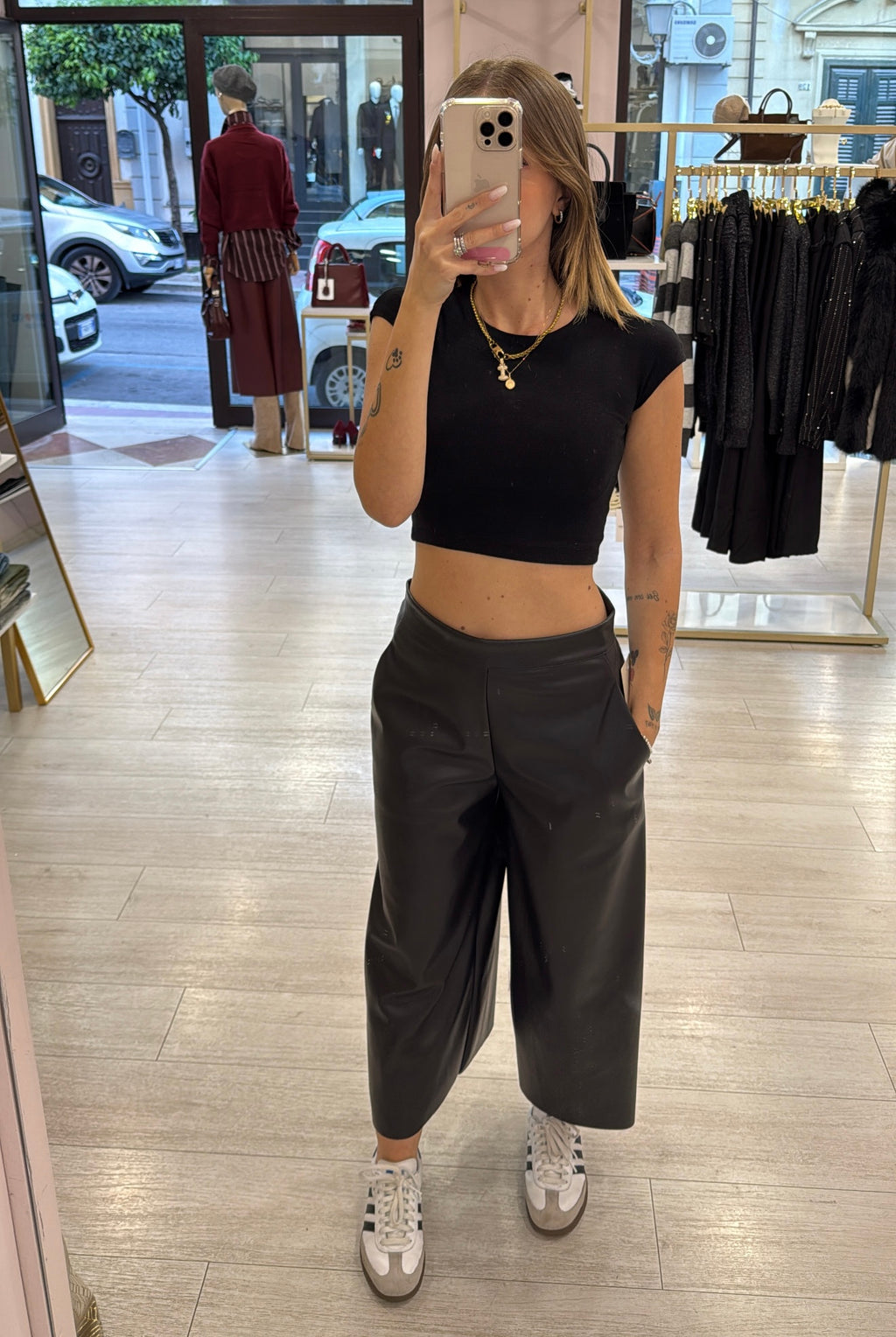 Panta coulotte Pelle