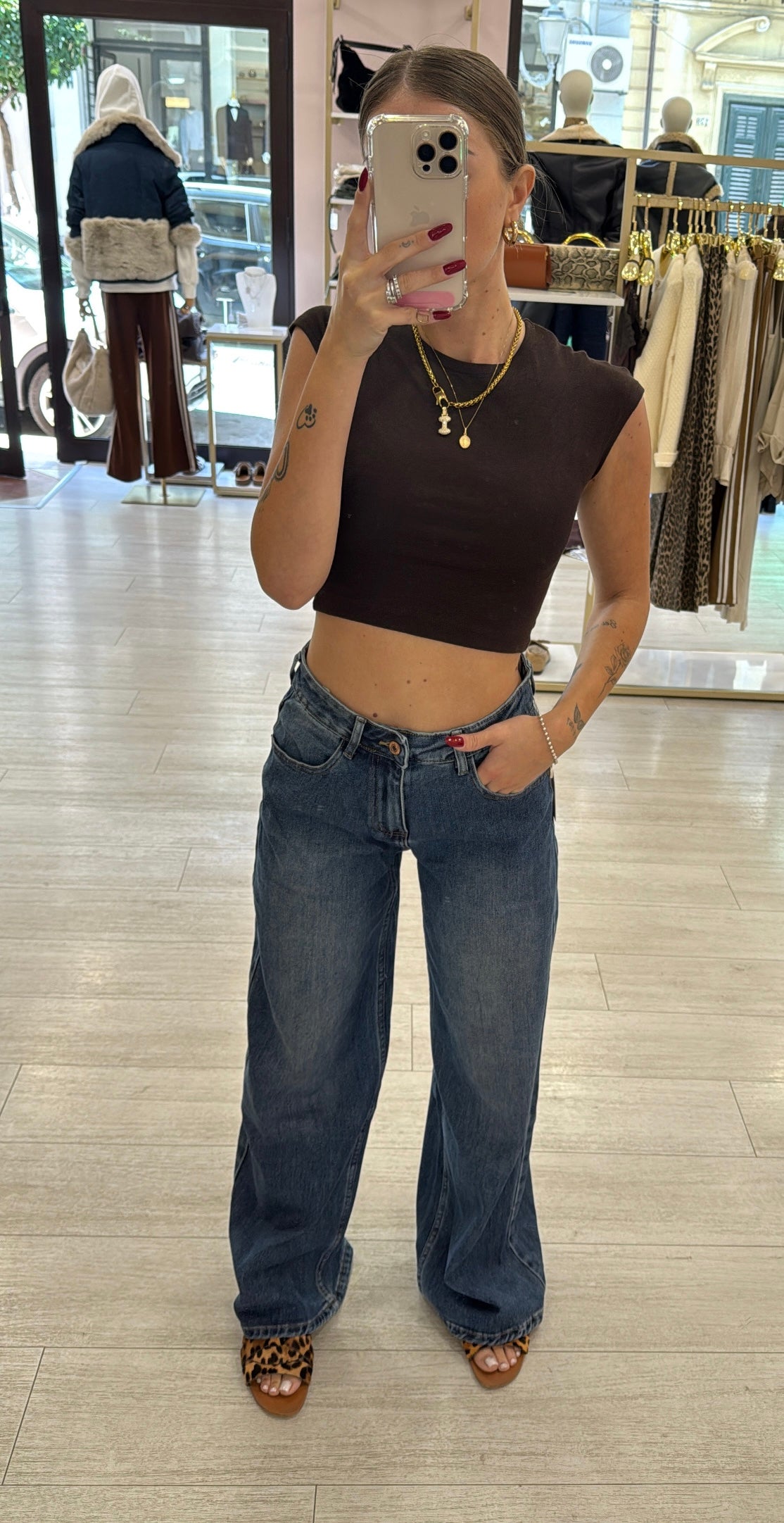 Jeans wide leg Jemy