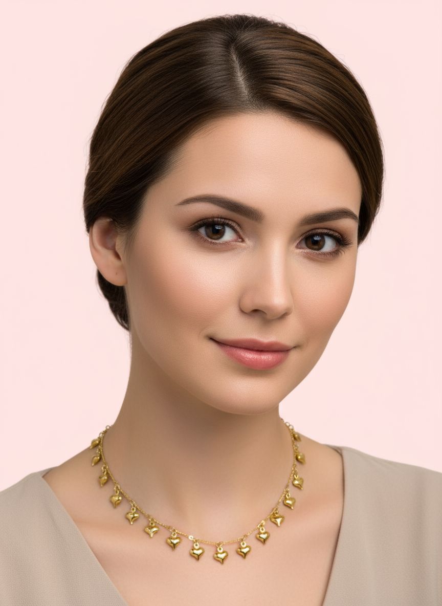 Collana mille cuori sonaglio