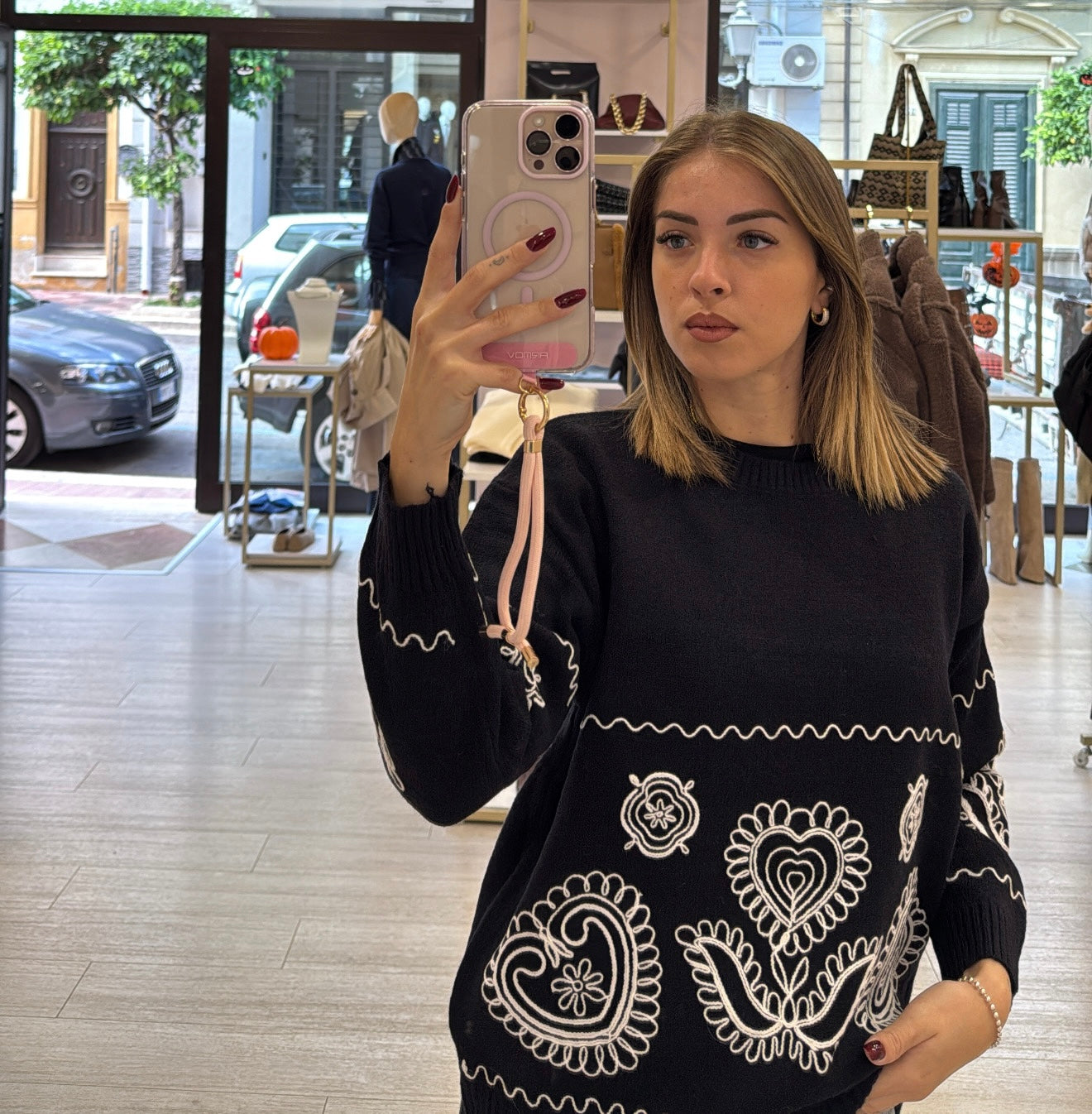 Maglioncino girocollo Ghirigori