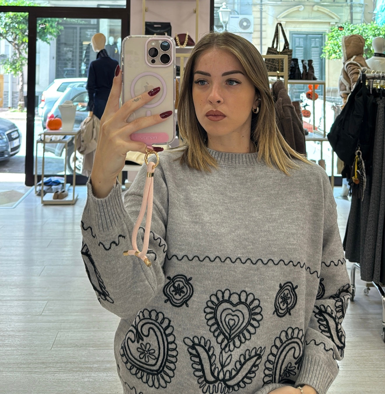 Maglioncino girocollo Ghirigori