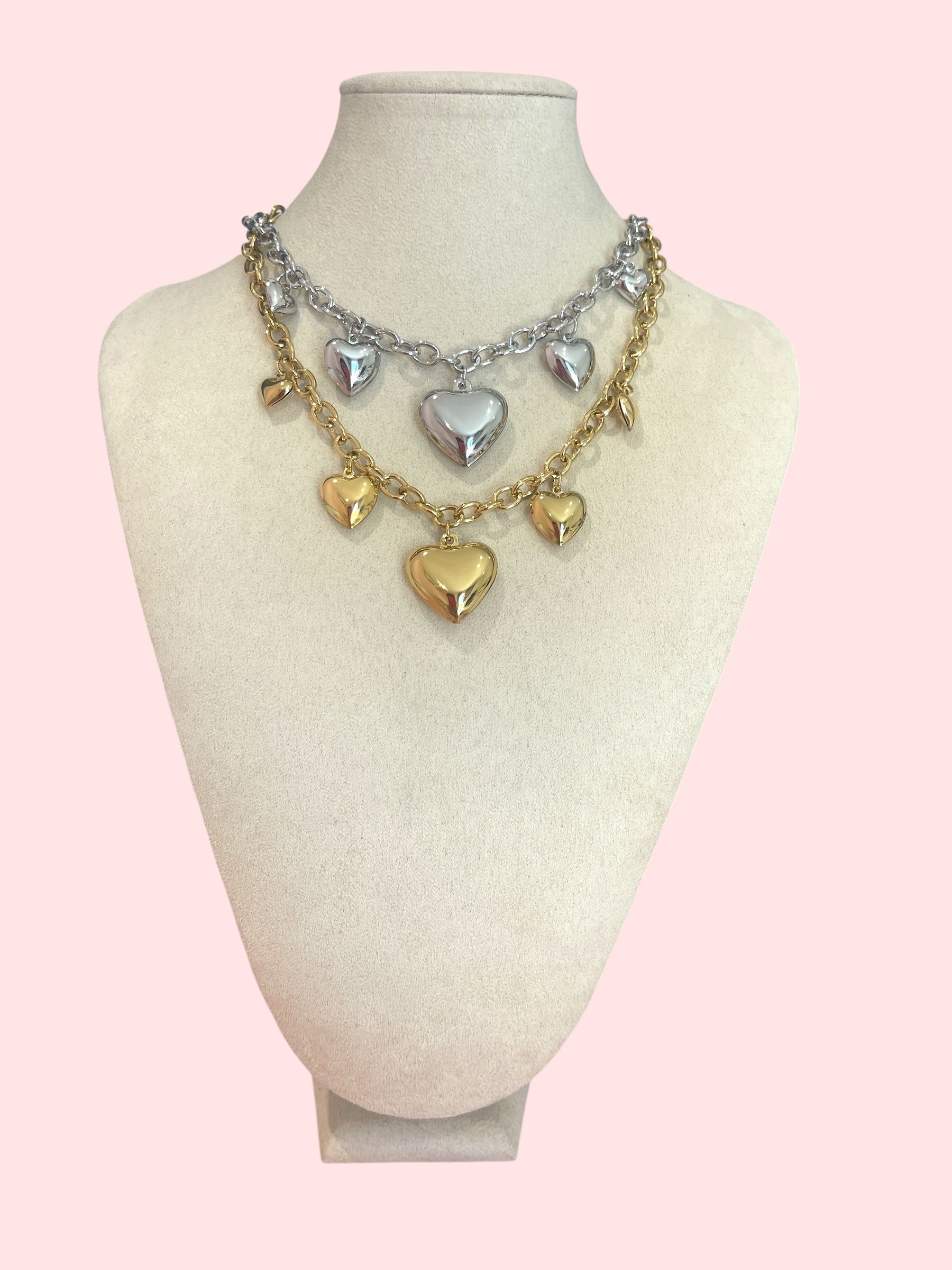 Collana big cuori