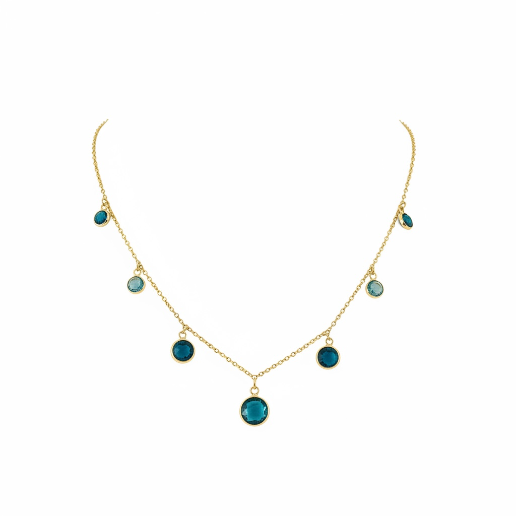 Collana cascata di luce
