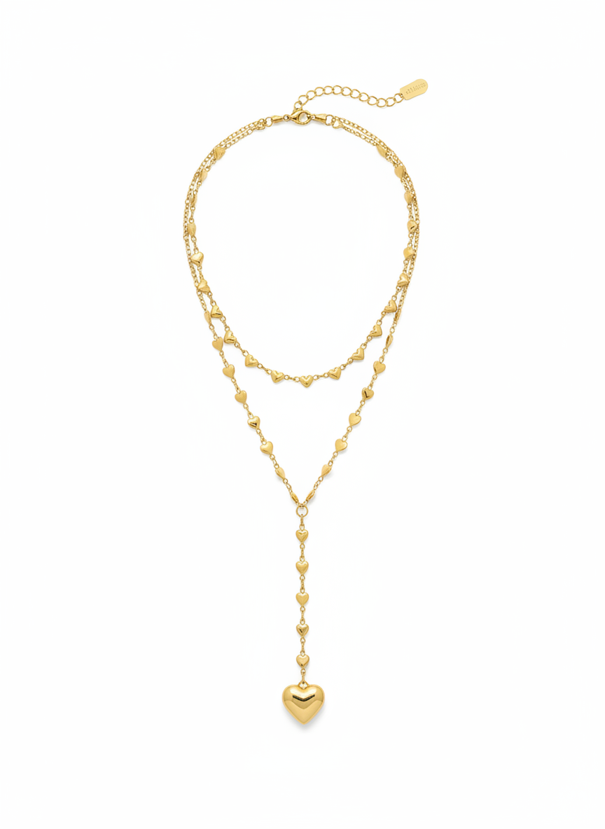 Collana double heart