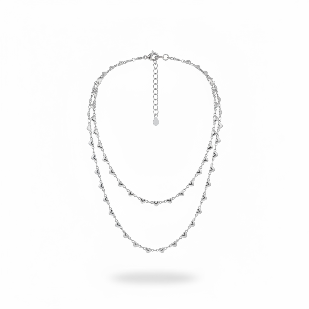 Collana double heart