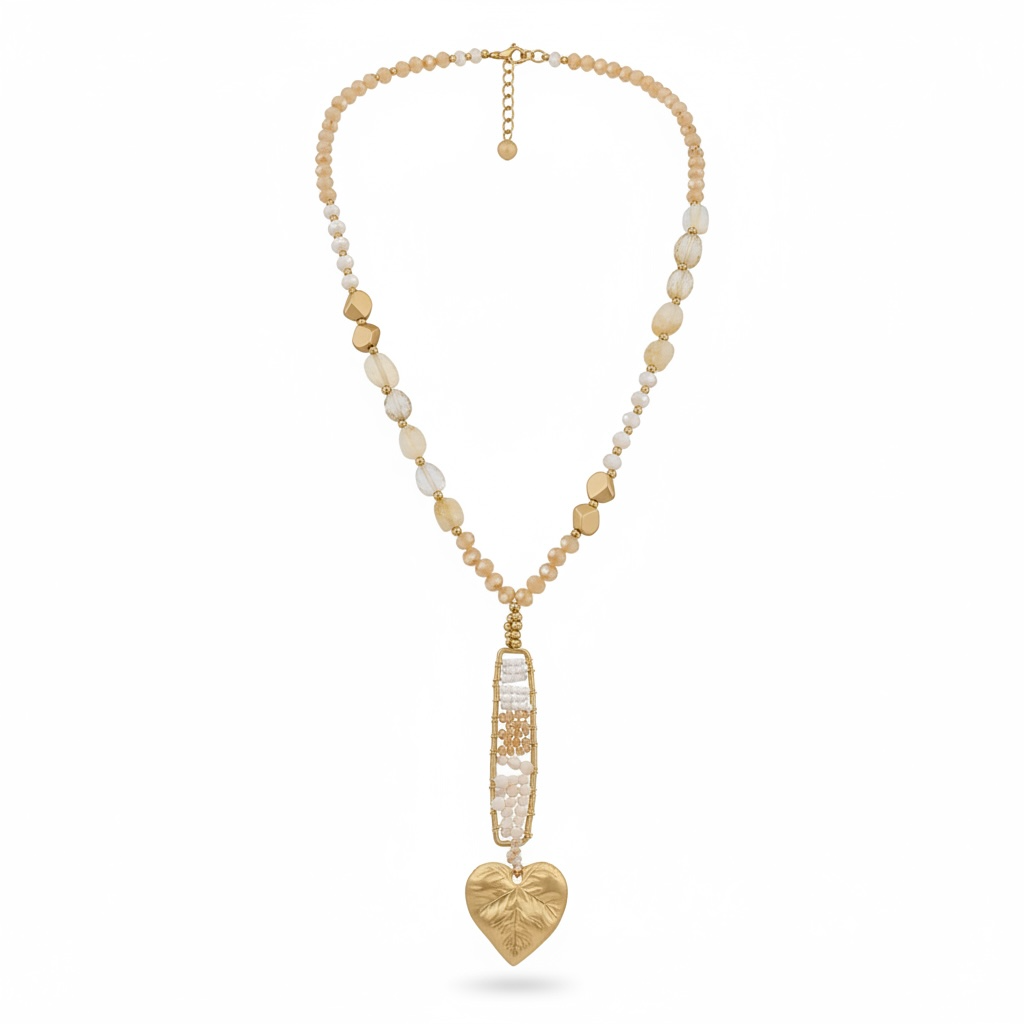 Collana long heart